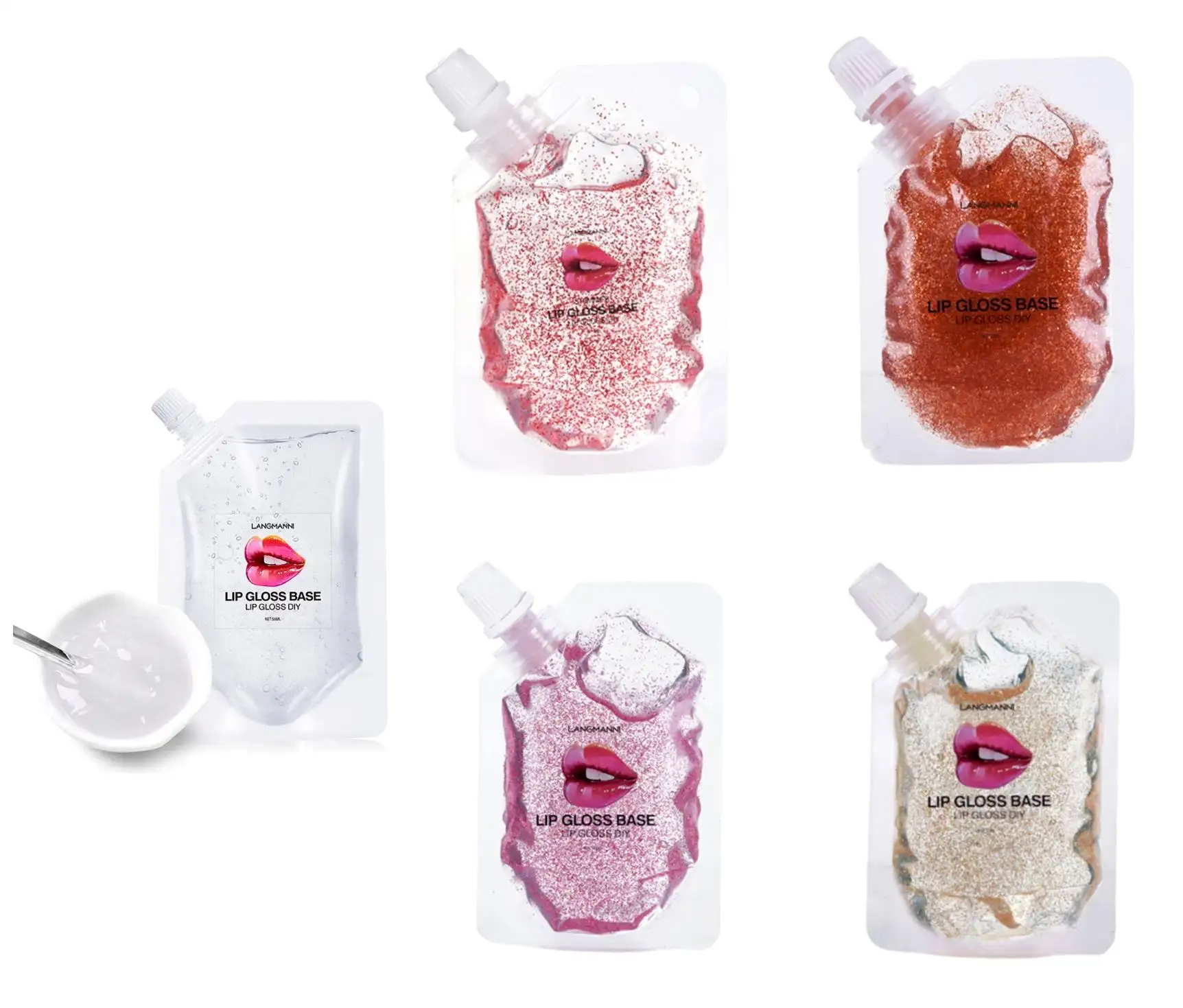 Wholesale Custom Colors Lipgloss Diy Make Your Own Private Label Bulk Gel Lip Gloss Base