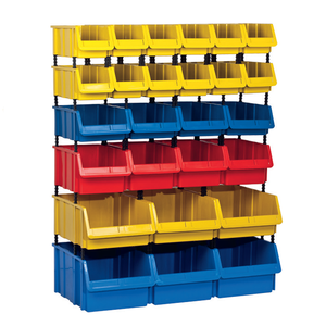 Depo PP yığın ve asın aracı parçaları vida saklama kutusu öz raf tepsisi parçaları Organize - Product Image 6