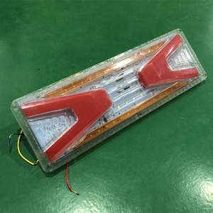 סגנון חדש 24V שחור לבן מהבהב אור קרקע <span class=keywords><strong>Led</strong></span> משאית קרוואן משאית זנב מנורה
