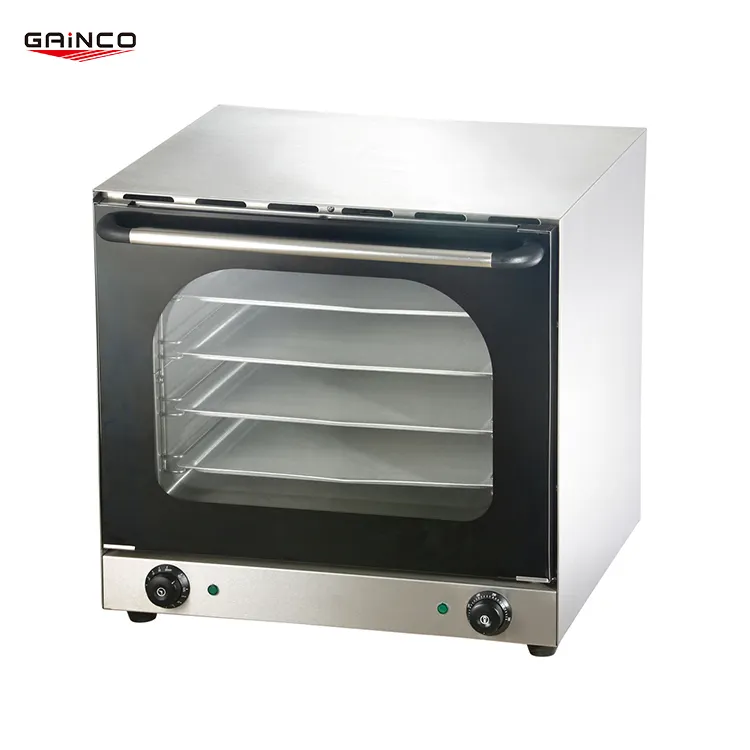 Gainco الايطالية التجارية المهنية مخبز 4 صينية الكهربائية فرن الحمل الحراري فرن الطبخ وجبات خفيفة