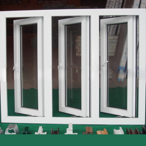 Perfil upvc ventanas de alta resistencia con persianas integradas precio de fábrica upvc ventana corredera para uso en Villa - Product Image 4