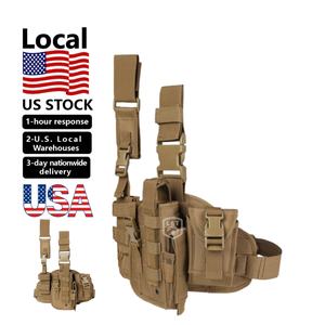 อุปกรณ์ยุทธวิธีอุปกรณ์ทางยุทธวิธีซองใส่ขาแบบอเมริกันสามารถปรับขนาดได้ซองหนังต้นขาด้านซ้ายอุปกรณ์กลางแจ้ง - Product Image 1