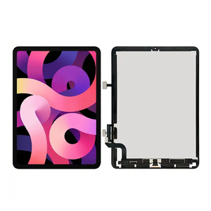 OEM personalizado de fábrica de 9,7 pulgadas Lcd con botón de inicio para Ipad Air 2 Lcd pantalla táctil digitalizador negro A1566 A1567 al por mayor