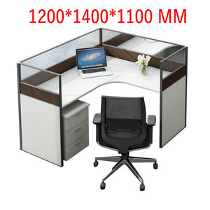 JINS Modern 4-Person Office Desk <strong>Durable</strong> <strong>Computer</strong> Board Desktop 4-Seater Workstation with Easy Assembly - Product Image 6