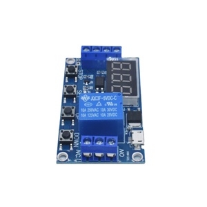 6-30V Relaismodul Schalter Trigger Zeitraffer-Zyklus-Timer einstellbar Trigger OFF / ON Schalter Zeitzyklus für Arduino