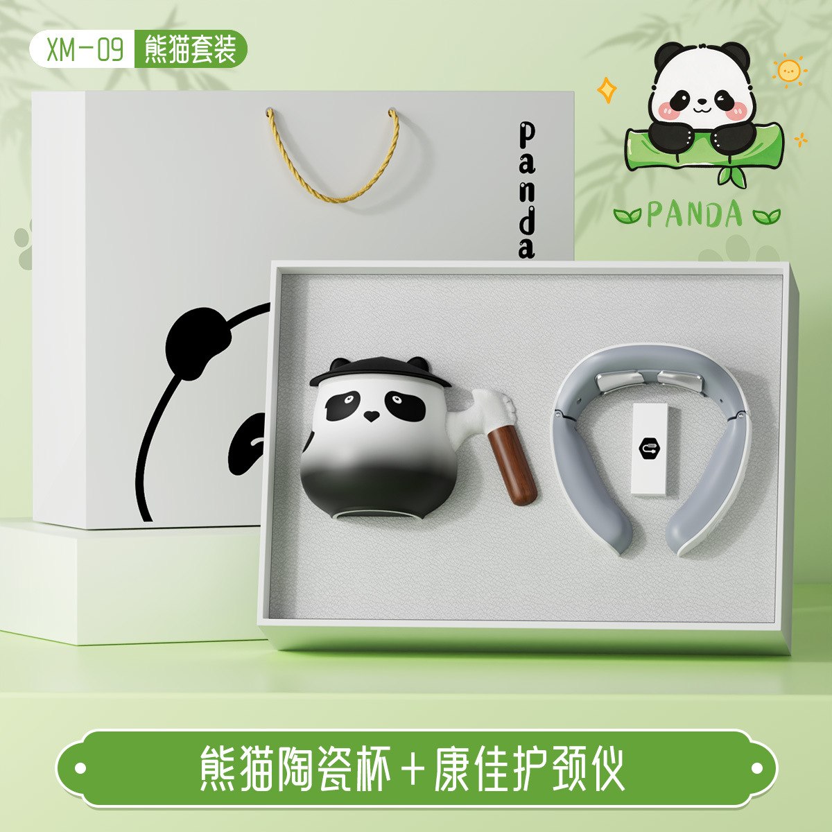 Masseur de cou en céramique Konka Panda