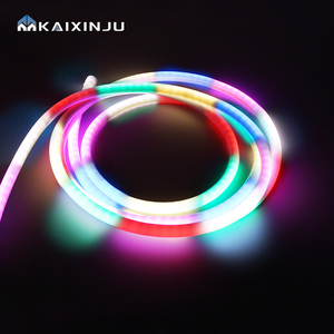แถบไฟ LED อัจฉริยะ RGB พร้อม IC Magic พร้อมแถบไฟ LED นีออนพิกเซลกันน้ำสายเชือกวงกลม360องศายืดหยุ่นแถบไฟวิ่ง - Product Image 5