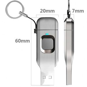 免费徽标打印512gb Usb 3.0 Type C Otg指纹加密Usb闪存驱动器锁定指纹Usb闪存驱动器 - Product Image 4