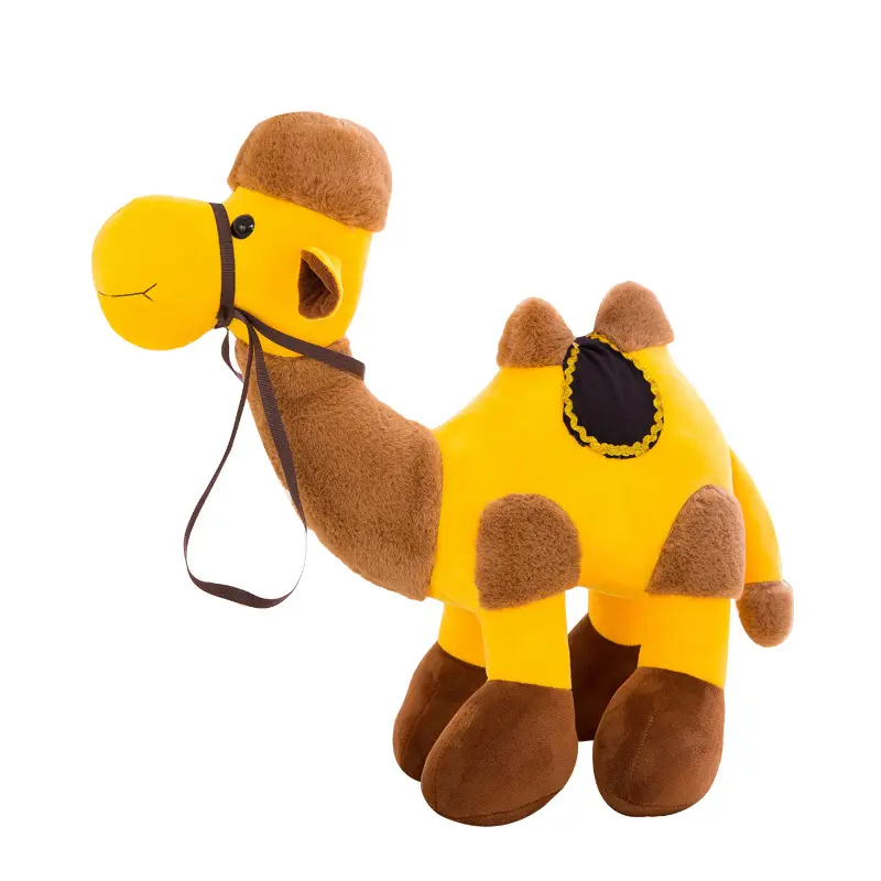 Dış özel ticaret hayvan oyuncaklar yumuşak kişilik tek bihumped deve dolması hayvanlar oyuncaklar peluş yastıklar
