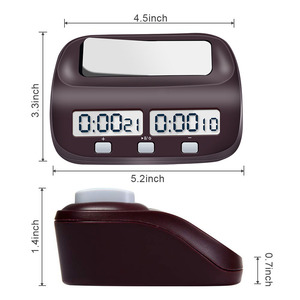 Neue profession elle Schachuhr Digitaluhr Count Up Down Timer Brettspiel Stoppuhr - Product Image 3