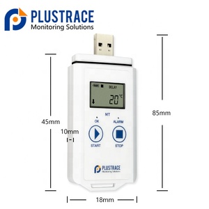PLUSTRACE MT Interfaz USB de uso múltiple, registrador de datos de temperatura con pantalla LCD. - Product Image 2