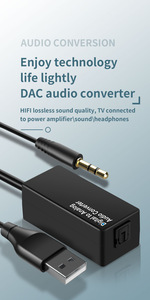 用于智能电视机顶盒HiFi的192KHz DCA数模光纤同轴音频转换器3.5毫米USB解码器适配器 - Product Image 5