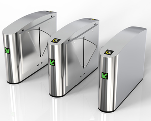 Acceso a puerta de Control de acceso para construcción de oficina, barrera de solapa con huella dactilar, giradiscos - Product Image 2