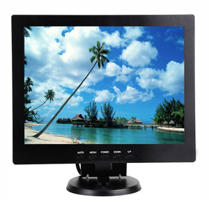OEM ODM 12 pulgadas 1024*768 Monitor de pantalla LED 12 pulgadas Pantalla cuadrada de seguridad CCTV Monitor con VGA HDMIed BNC RCA AV Altavoz USB - Product Image 1