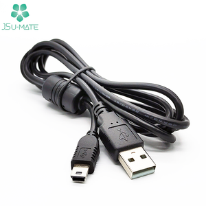 迷你B 5针至USB 15/25英尺，用于充电适配器，带铁氧体芯电缆迷你5针USB电缆5针电缆 - Product Image 1