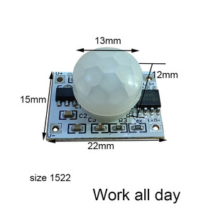 Sensor de movimiento PIR de 5V, 12V, 24V, Detector de movimiento de CC, temporizador activado, interruptor automático de encendido y APAGADO para tira LED, interruptor de Sensor de movimiento PIR - Product Image 2