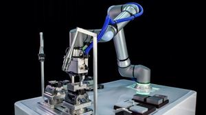 Schunk Gripper for Universal <strong>Robot</strong> Cobot UR20 Collaborative <strong>Robot</strong> Arm for CNC <strong>Loading</strong> and <strong>Unloading</strong> Picking <strong>Robot</strong>