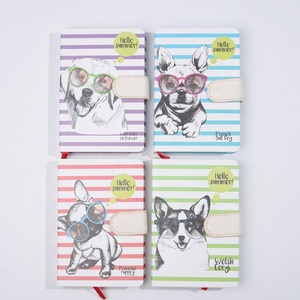 High Quality <strong>Striped</strong> Dog Student Stationery Diary Multicolor <strong>Notebook</strong>, Craft Paper <strong>Notebook</strong> 2065-1 - Product Image 1
