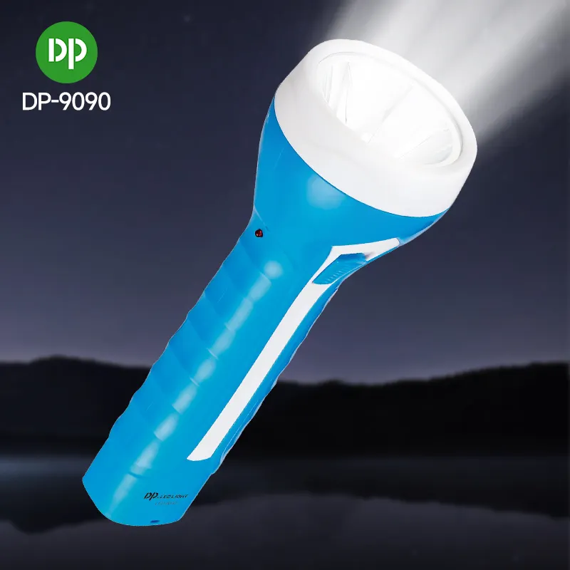 DP LEDライト充電式LED電気トーチ充電式LEDトーチDP LEDプラスチックトーチ