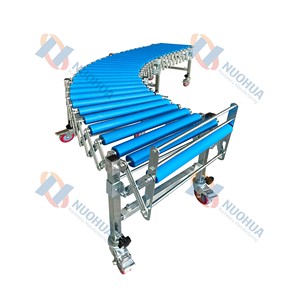 Roller <strong>Conveyor</strong> Manufacturer <strong>Container</strong> Truck <strong>Unloading</strong> <strong>Loading</strong> and <strong>Unloading</strong> Flexible Expandable Roller <strong>Conveyor</strong> for Box Carton - Product Image 4
