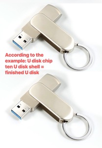 พวงกุญแจ USB 32MB - 128GB แฟลชไดรฟ์รุ่น2.0 USB ใส่ได้กับรูปของคุณ - Product Image 2