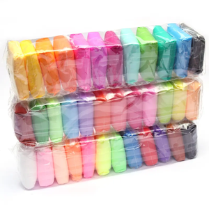 ดินเหนียวอากาศแห้ง36สีแสงพิเศษและอากาศแห้งดินสำหรับเด็กปลอดสารพิษและเป็นมิตรกับสิ่งแวดล้อมการสร้างแบบจำลองดินเหนียวที่มีมนต์ขลังด้วยเครื่องมือ - Product Image 1