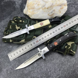 Nga ngoài trời nhựa xử lý Pocket <span class=keywords><strong>Knife</strong></span> 3.8in lưỡi chiến thuật EDC cắm trại săn bắn gấp dao - Product Image 2