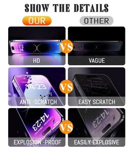 Tùy chỉnh cơ sở tấm tùy chỉnh điện thoại bảo vệ màn hình nhựa Applicator bao bì bán lẻ cho Apple iPhone 15 Pro Max 14 cộng với - Product Image 3