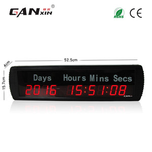 Ganxin 1,8 '', 10 цифр, пульт дистанционного управления, светодиодные цифровые часы, минуты, секунды, отсчет времени, таймер обратного отсчета времени 9999 дней