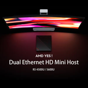 AMD R5 5600U DDR4 HD-MI DP USB3.0 2 Ethernet Ports Wifi Win10 LINUX Gamer Micro <strong>Computer</strong> Mini PC With Fan for Gaming - Product Image 2