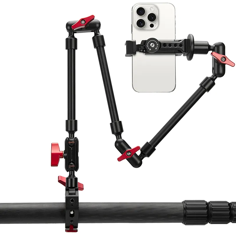 22 inch Adjustable Magic Arm With Super Clamp Camera Mount for LED Light/Microphone Video Rig