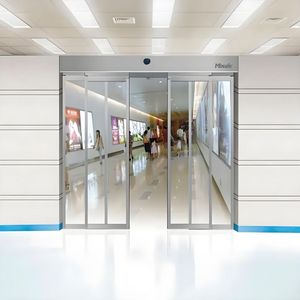 Commercial Easy Installation Automatic Chain Type Glass Sliding Entrance Door <strong>System</strong> with Sensor for Mall Use - Product Image 6
