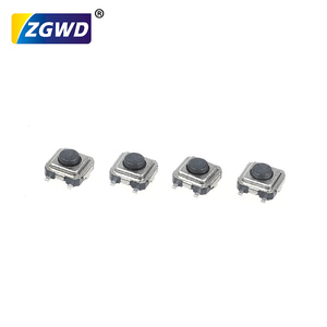3*3*1,5 MM Touch Switch Oberflächen montage Vierpoliger staub dichter Mikrosc halter mit kleinem Schlüssel Ultra dünner Knopf - Product Image 2