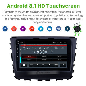 9&quot; Android 11.0 <strong>GPS</strong> Navigation Radio for 2018 <strong>Ssang</strong> <strong>Yong</strong> Rexton HD Touchscreen Stereo with USB AUX Support Carplay Backup Camera - Product Image 2