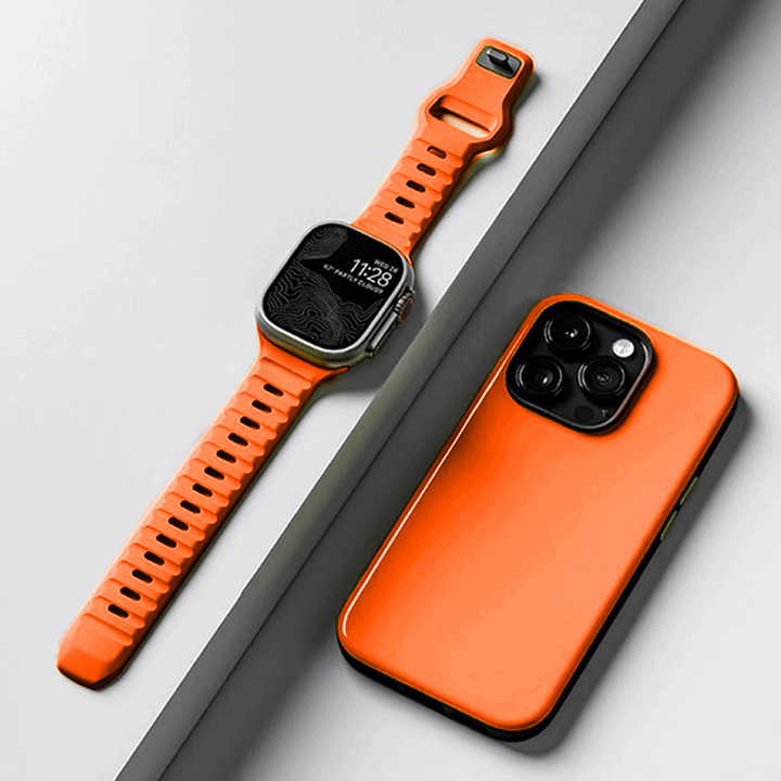 Penjualan laris tali jam tangan silikon cair lembut nyaman model untuk apple tali jam pengganti silikon port jam tangan