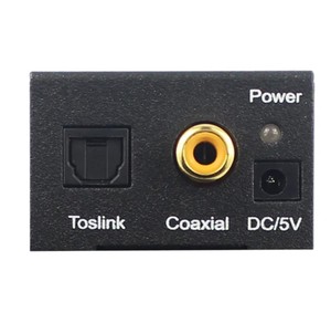 Digital Audio <strong>Adapter</strong> OEM <strong>RCA</strong> Analog <strong>to</strong> Digital Optical Toslink Coaxial Audio Converter <strong>Adapter</strong> With Optical Cable - Product Image 3