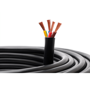RVVフレキシブル電源ケーブルメーカー純銅線PVC絶縁電線2c0.5mm 1mm1.5mm2黒固体銅コア - Product Image 6