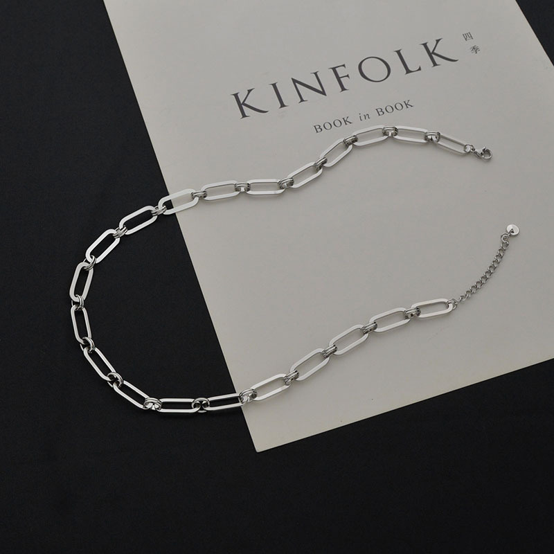 silver necklace
