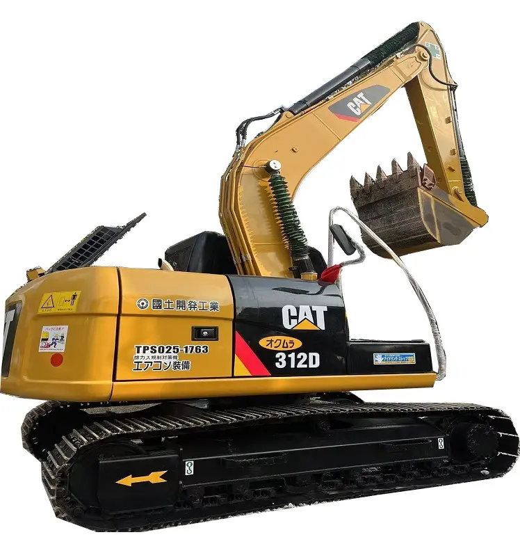 CAT 312D excavadora 12 toneladas Caterpillar máquina para la venta en Shanghai