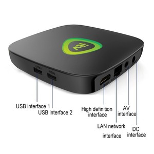 Android TV Set-Top Box dış ticaret için 4K HD ağ oyuncu BT ATV 13 VersionROM 8GB RAM Allwinner işlemci ATV TVBOX - Product Image 4