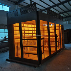 Gabinete antiguo para cigarros de madera de cedro de España, fuente de energía eléctrica, control de temperatura de humedad constante producido en Perú - Product Image 4