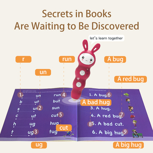 Bambini Giocattolo Intelligente Suono Penna e Inglese Fonetica Apprendimento Libro di Lettura Pronto per I Bambini In Età Prescolare - Product Image 4