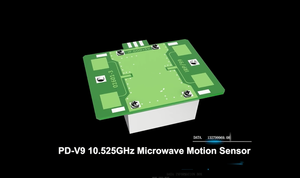 PDLUX PD-V9 10.125GHz 180 Degree Microwave X Band Transmitter Receiver <strong>Sensor</strong> Module with Low Wireless Power <strong>Output</strong> - Product Image 2