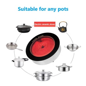 2500W commerciale incorporato rotondo singolo fornello a infrarossi 3000W elettrico a induzione a infrarossi per ristorante