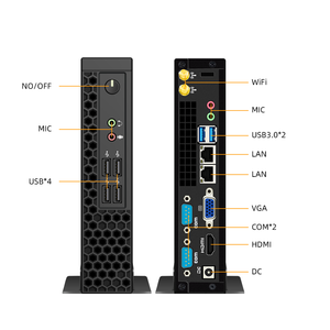 Barebone-ordenador Industrial integrado, Mini Pc con pantalla Dual, I3 Intel Core I5 I7 2 * Rj45 Gigabit Ethernet Rs232 - Product Image 4
