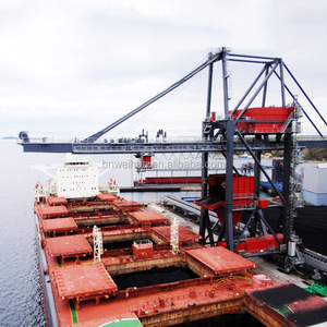 Quayside Pneumatic Cement 1600 t/h Container Grab Ship Carregador e Descarregador Portal Crane