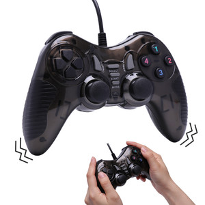 Cable vibración juego controlador USB para PC computadora Windows XP 7 8 10 PS3 TV Box Joystick