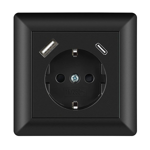 ドイツポーランドカスタム16AEU標準2 USB C CタイプcUsbポートウォールソケットプラグ & ソケットスマート充電器ウォール電源アウト