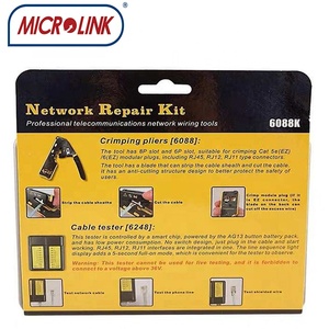 Herramientas profesionales de cableado de red de telecomunicaciones, Kit de herramientas de reparación - Product Image 6