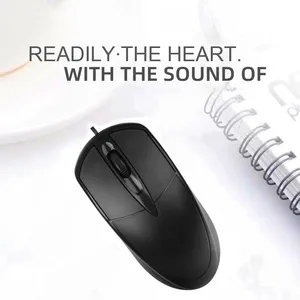 Vendita diretta della fabbrica cablato ottico Mouse da gioco per ufficio Business Mini stile con retroilluminazione a LED per desktop - Product Image 2